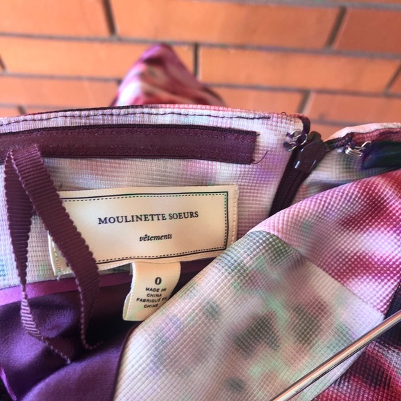 NWT MOULINETTE SEOURS Women's Strapless Hedgerow Corset Sheath Dress Size 0 - Picture 7 of 10